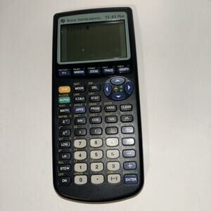 Texas Instruments TI-83 Plus Graphing Calculator - Black (83PL/TBL/1L1/A)